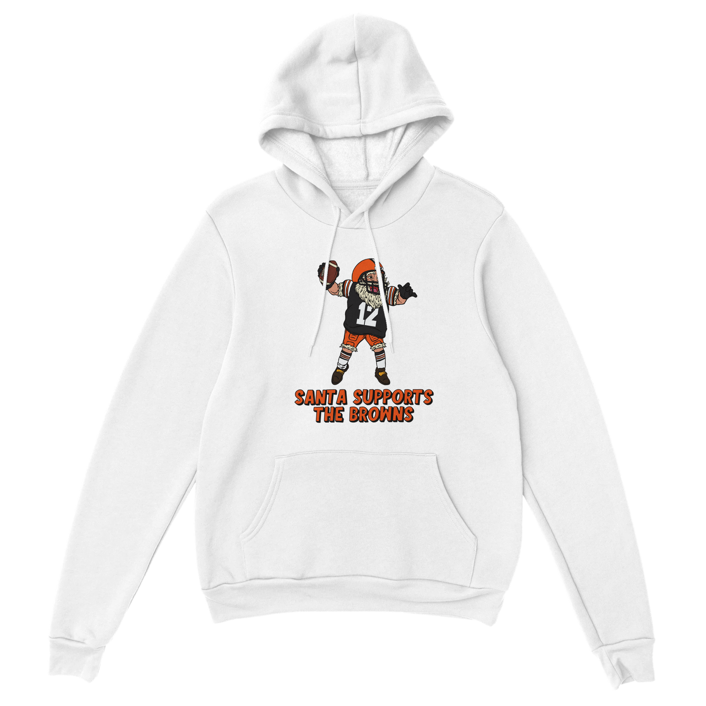 Cleveland Browns Unisex Pullover Santa Hoodie