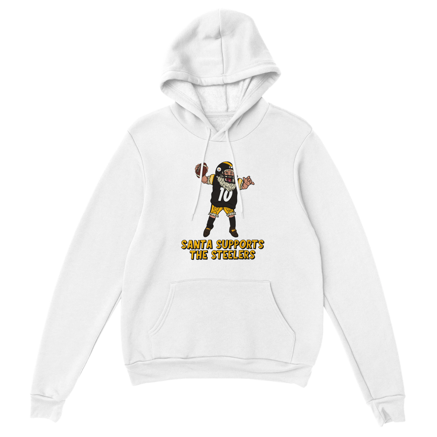 Pittsburgh Steelers Unisex Pullover Santa Hoodie