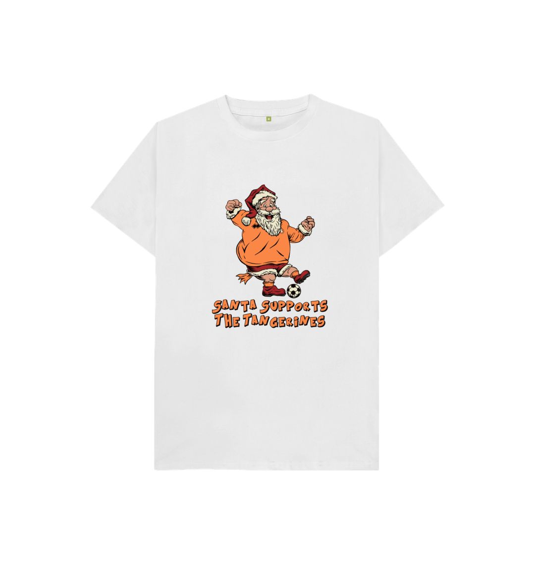 White Dundee United Kids Santa T-shirt