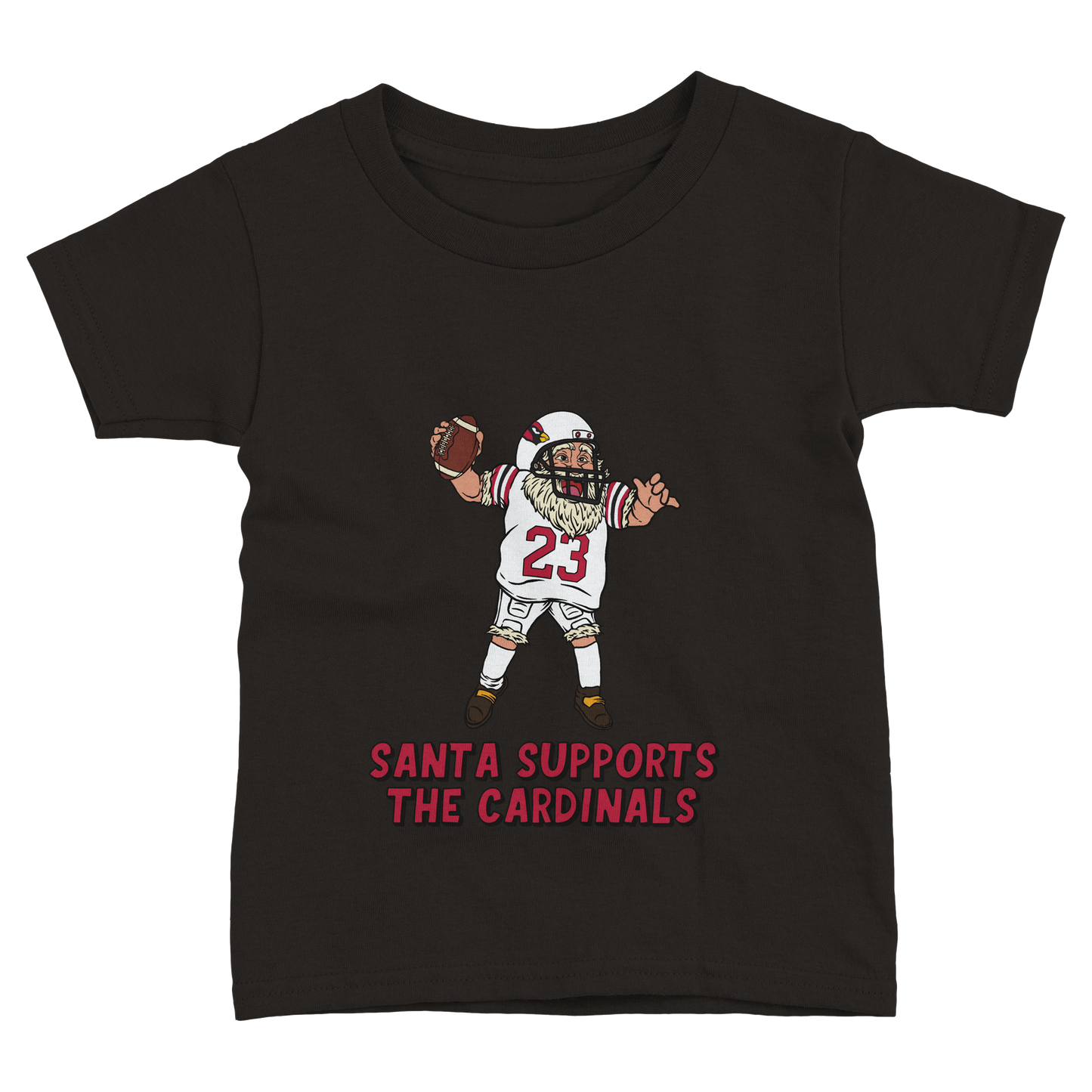 Arizona Cardinals Toddler Jersey Santa T-Shirt