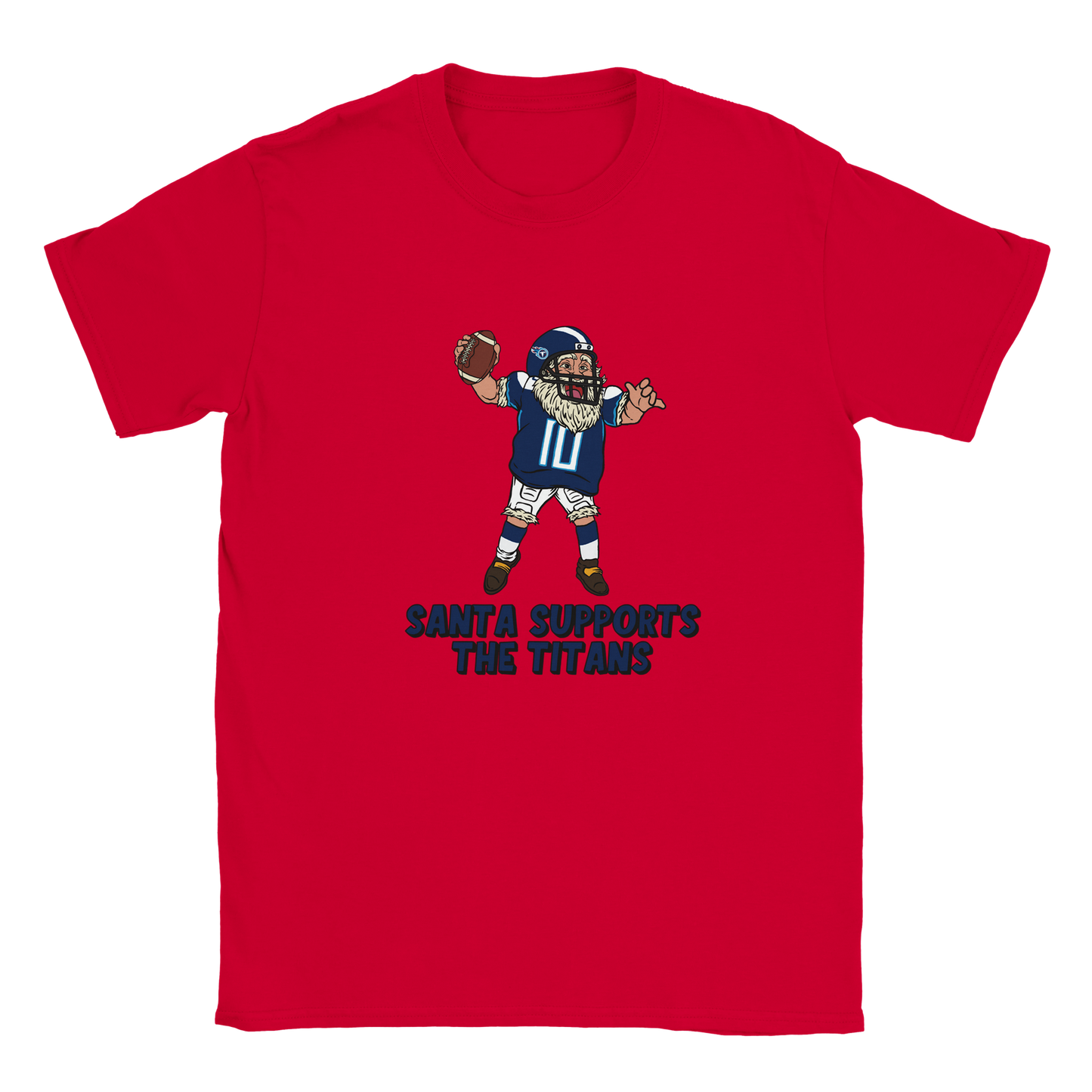 Tennessee Titans Kids Crewneck Santa T-shirt