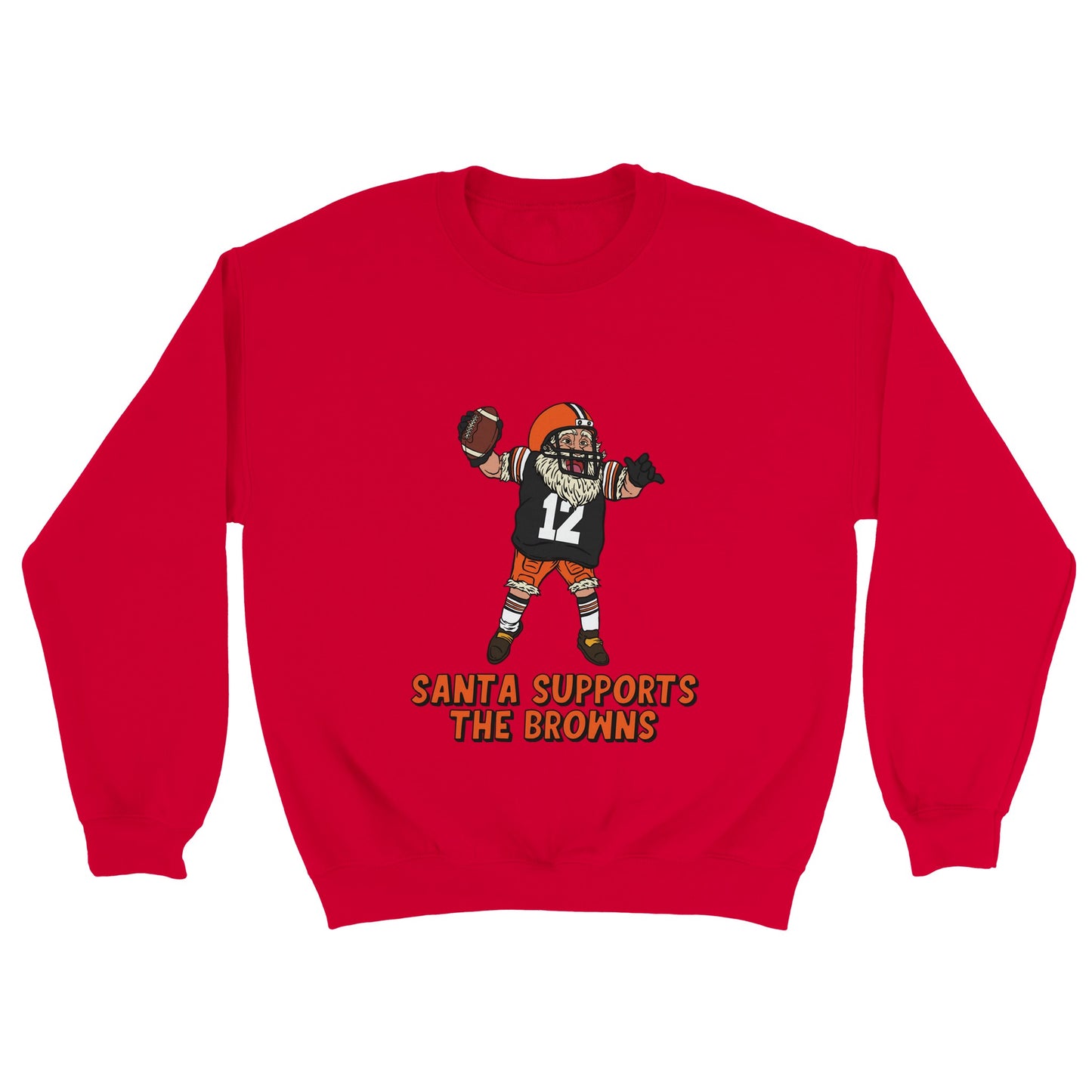 Cleveland Browns Santa Christmas Sweatshirt