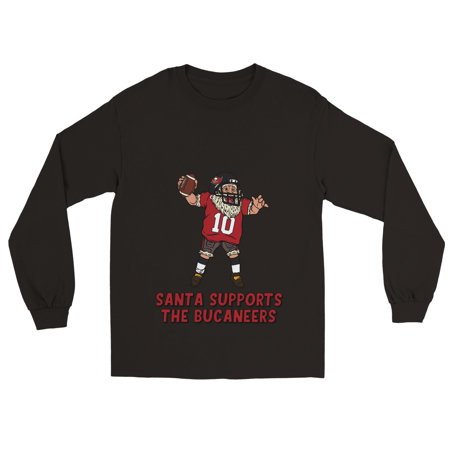 Tampa Bay Buccaneers Unisex Longsleeve Santa T-shirt