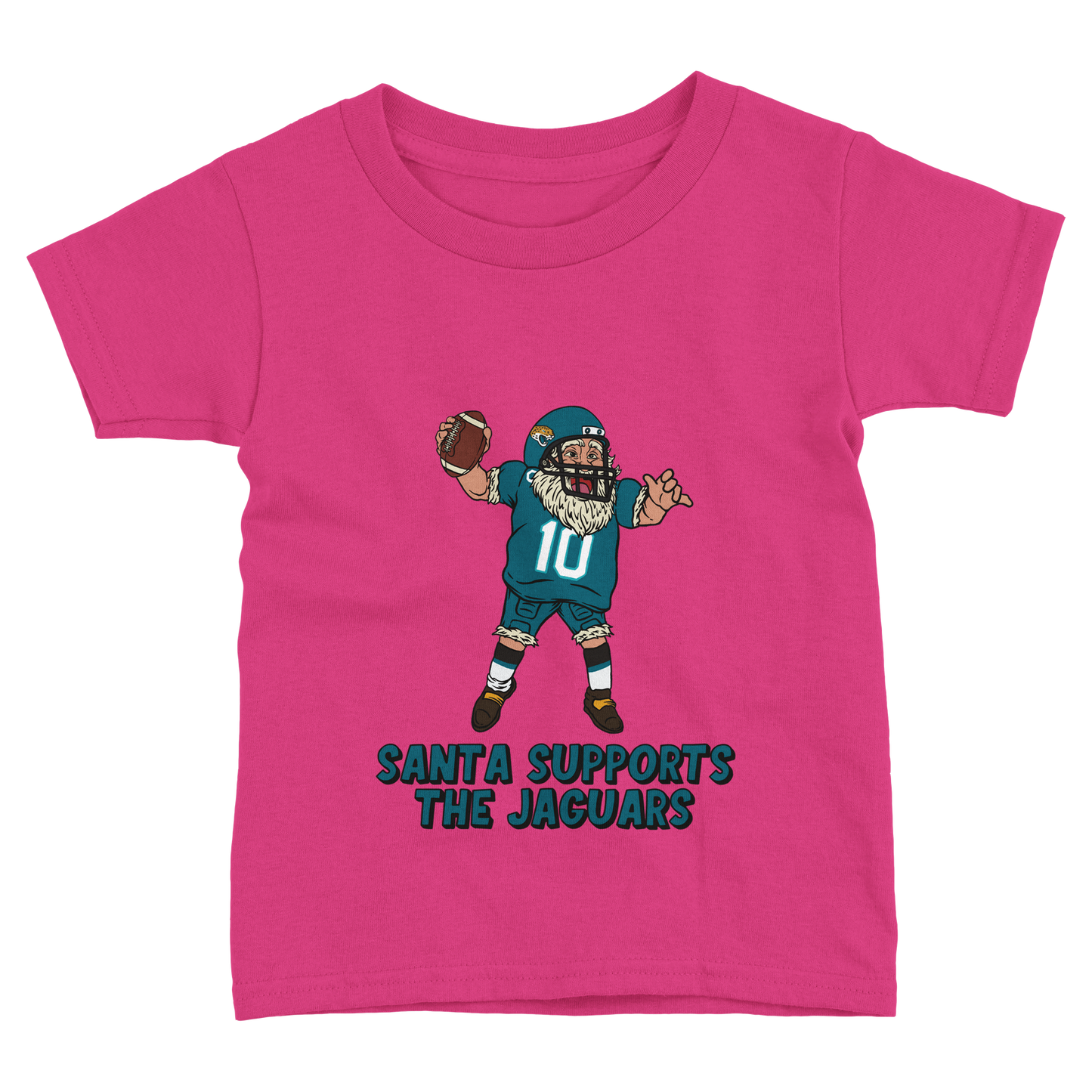 Jacksonville Jaguars Toddler Fine Jersey Santa T-Shirt