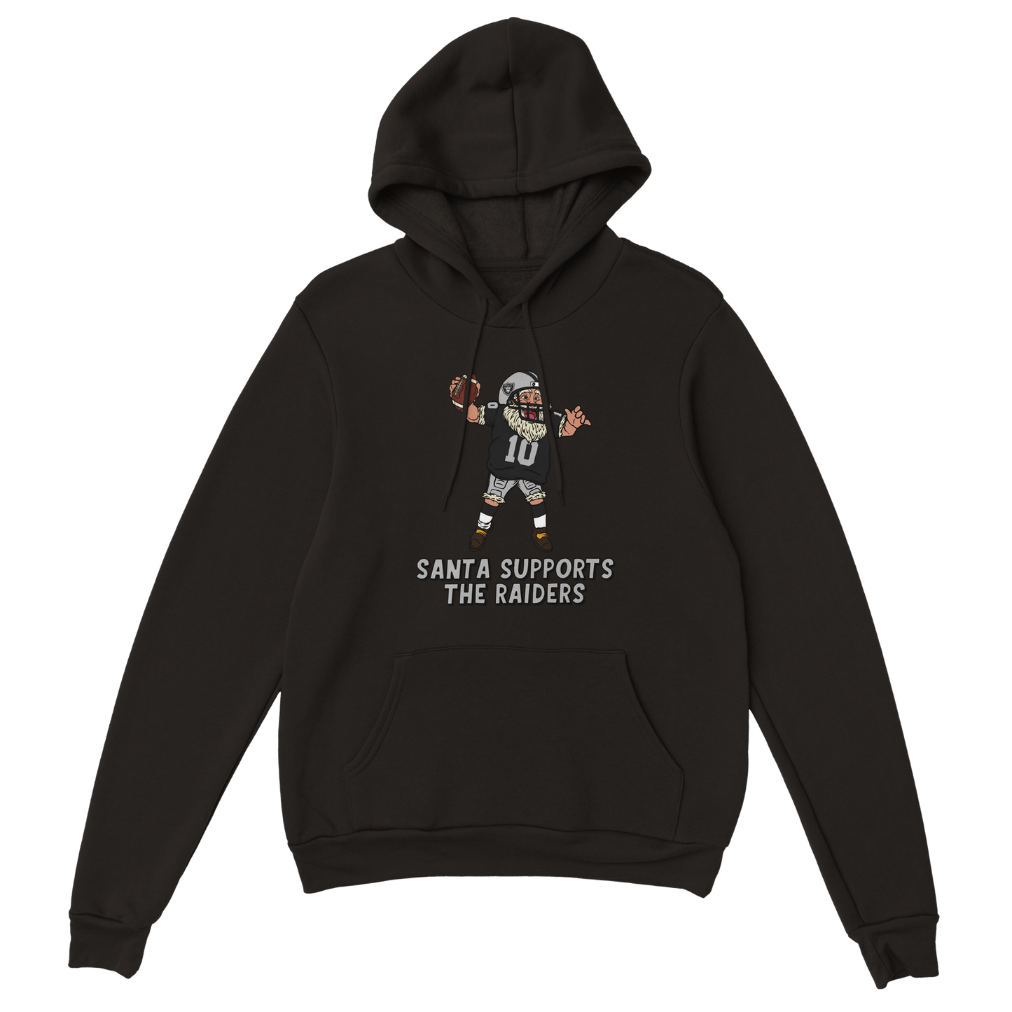 Las Vegas Raiders Unisex Pullover Santa Hoodie