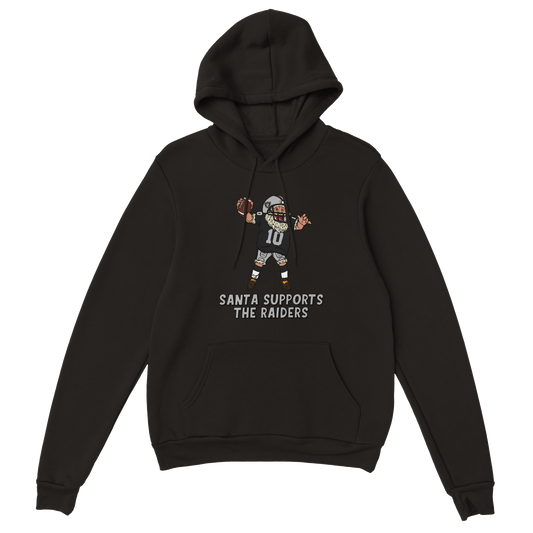 Las Vegas Raiders Unisex Pullover Santa Hoodie