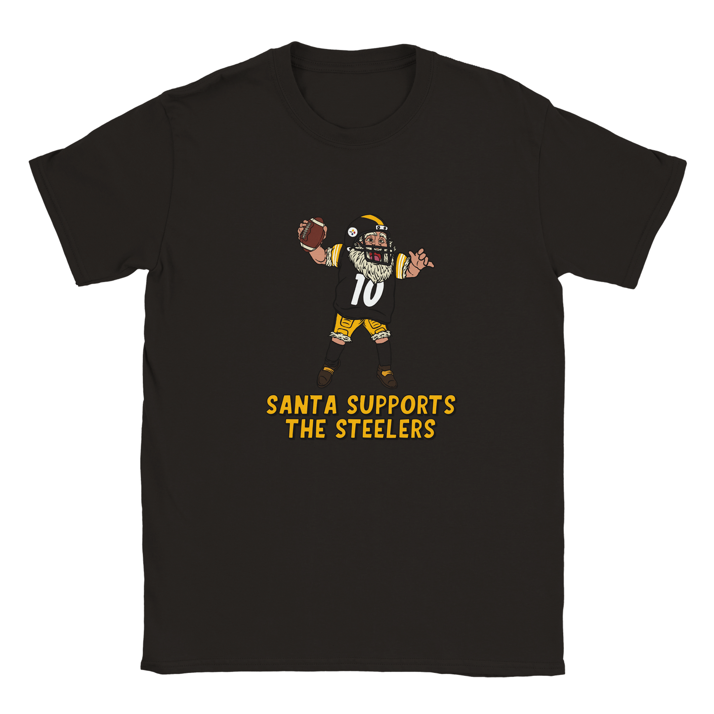 Pittsburgh Steelers Kids Crewneck Santa T-shirt