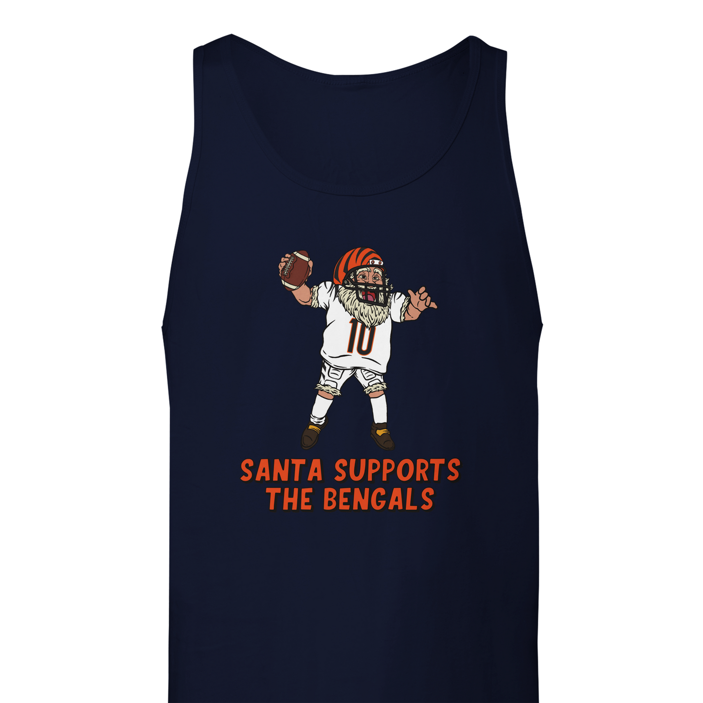 Cincinnati Bengals Unisex Santa Tank Top