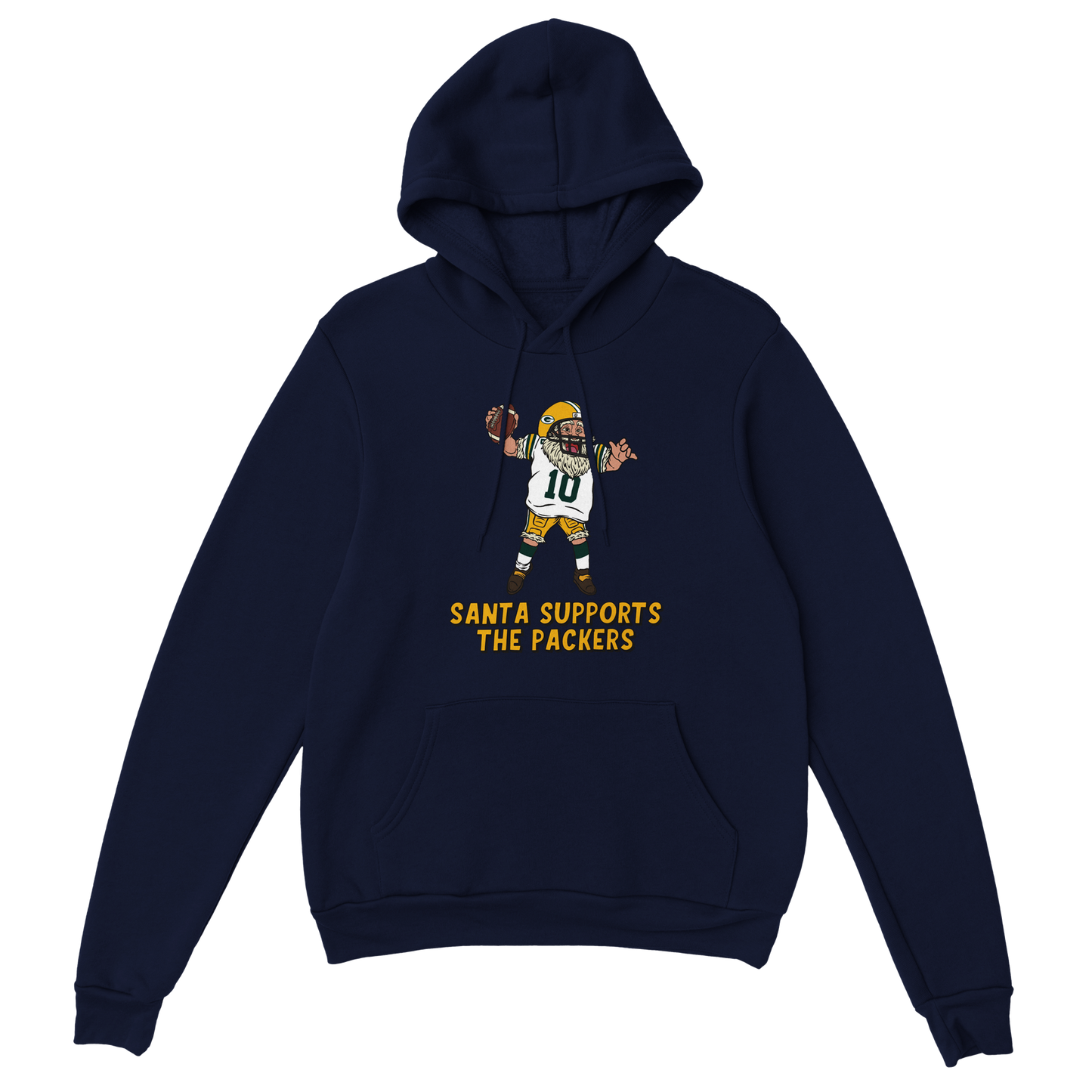 Green Bay Packers Unisex Pullover Santa Hoodie