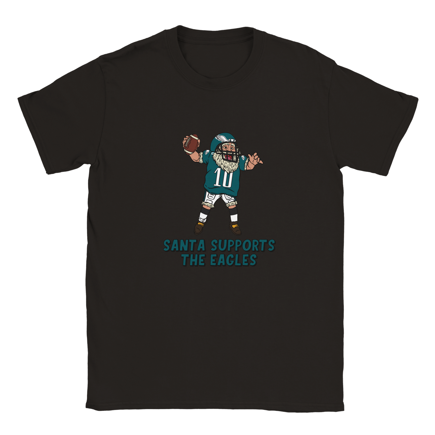 Philadelphia Eagles Kids Crewneck Santa T-shirt