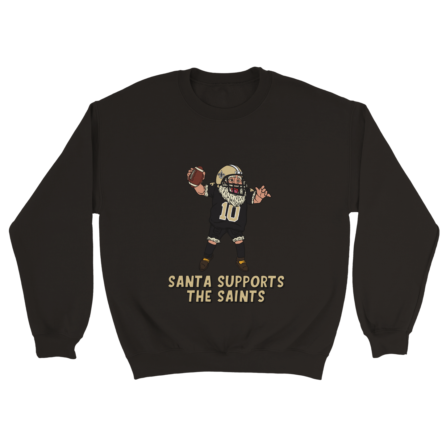 New Orleans Saints Unisex Crewneck Santa Sweatshirt