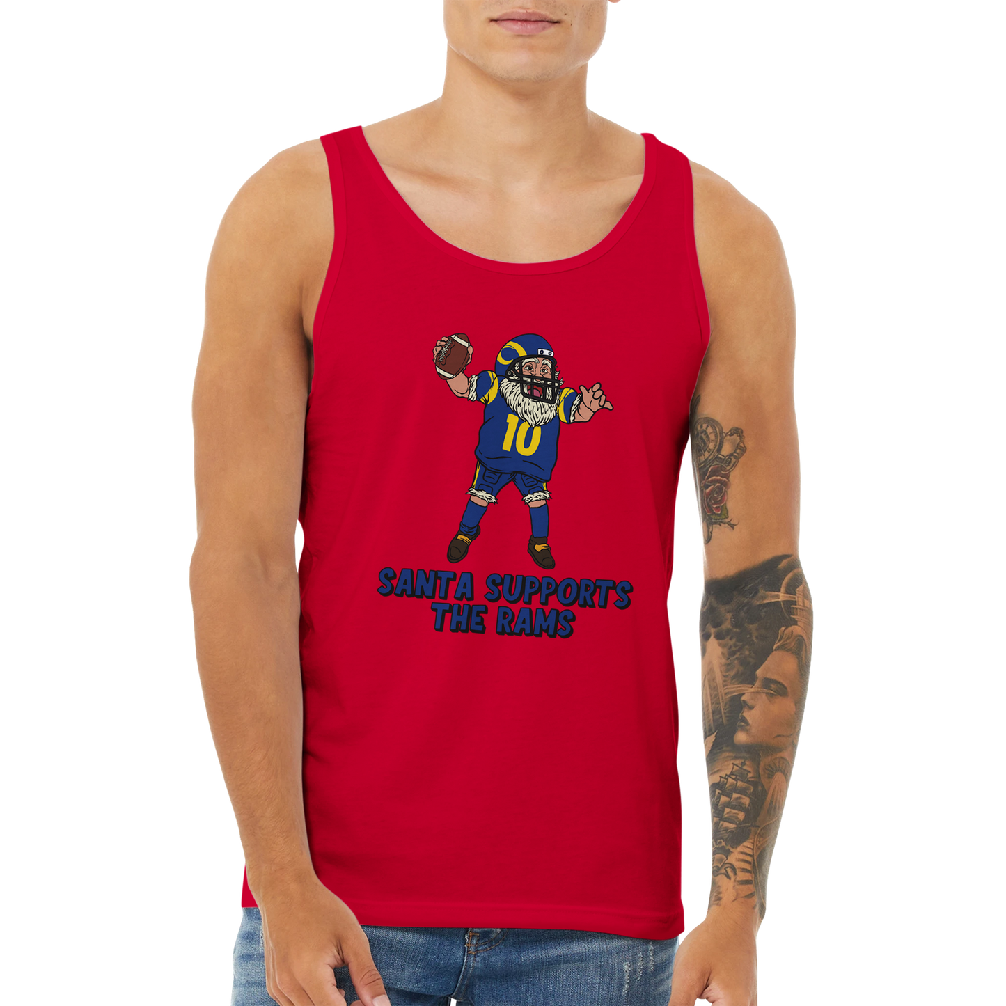 Los Angeles Rams Unisex Santa Tank Top