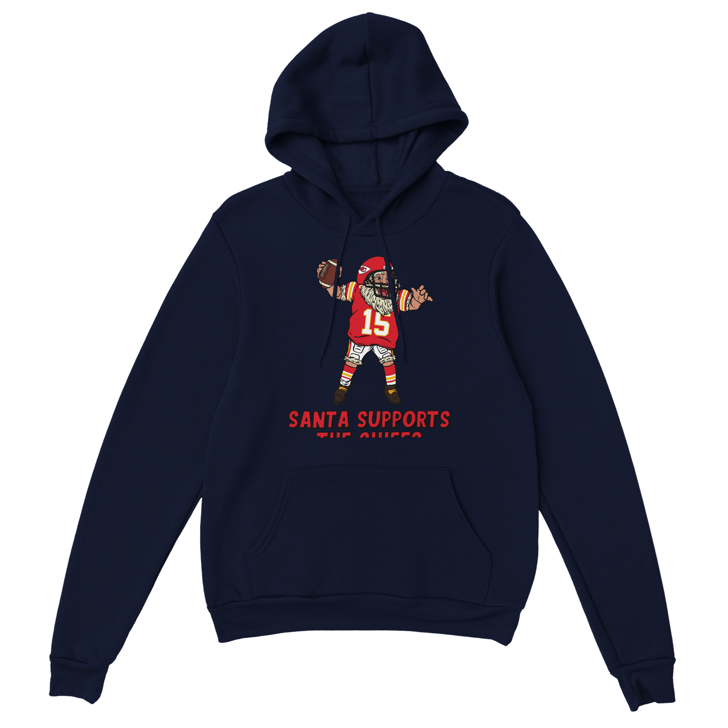 Kansas City Chiefs Unisex Pullover Santa Hoodie