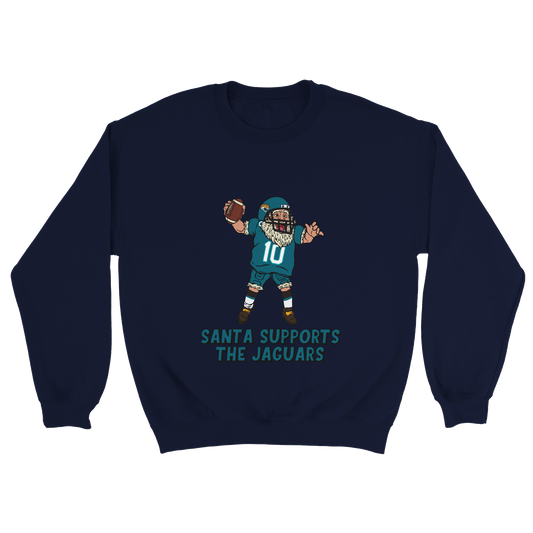 Jacksonville Jaguars Unisex Crewneck Santa Sweatshirt