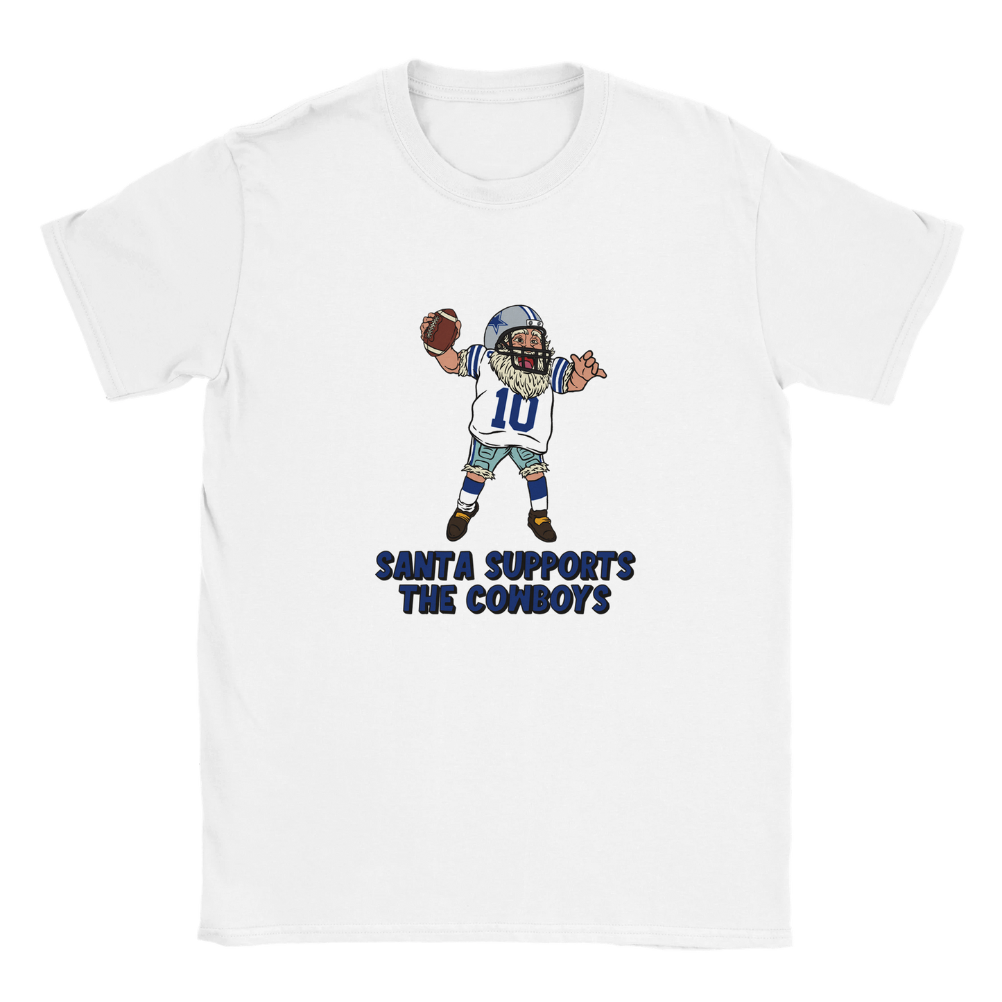 Dallas Cowboys Kids Crewneck Santa T-shirt