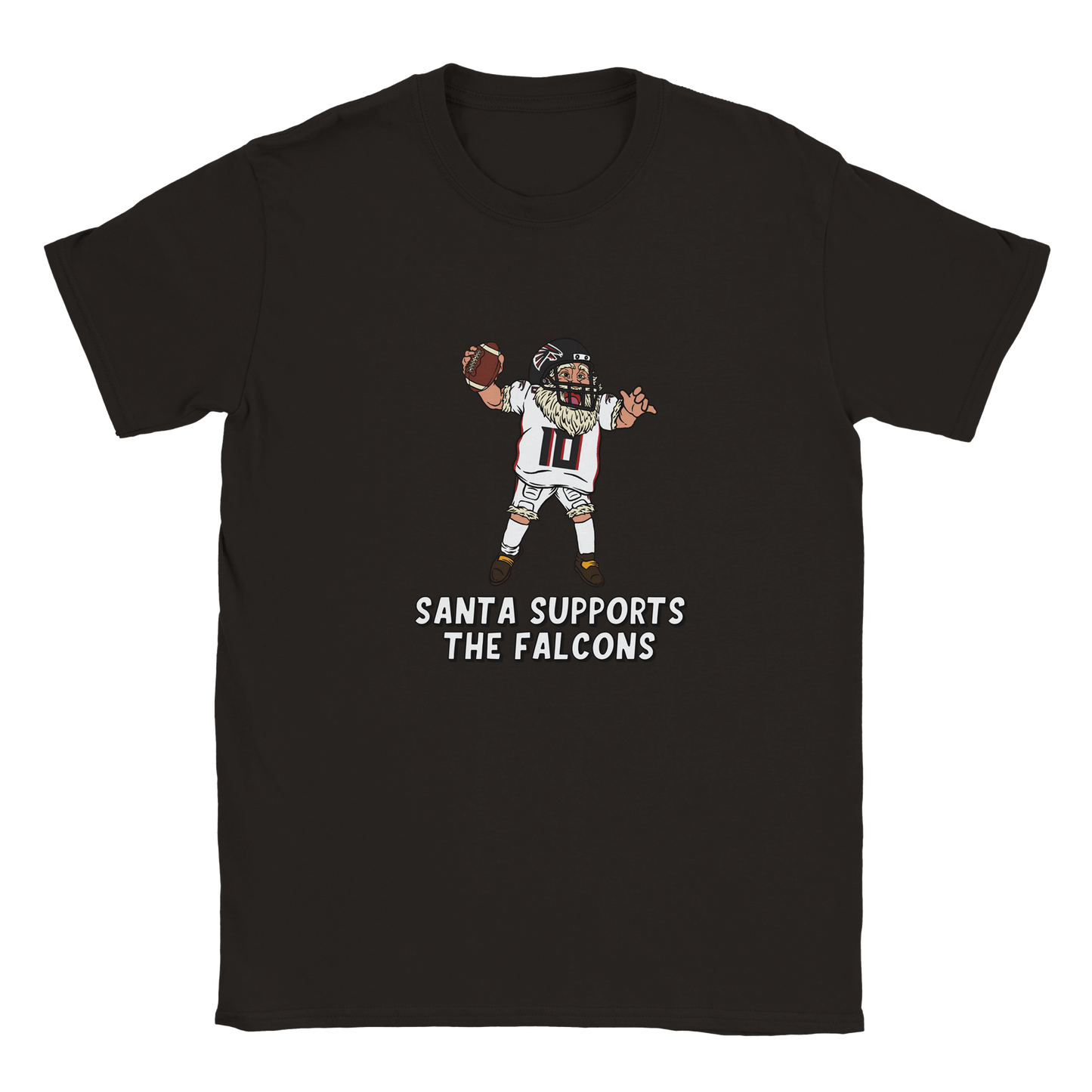 Atlanta Falcons Kids Crewneck Santa T-shirt