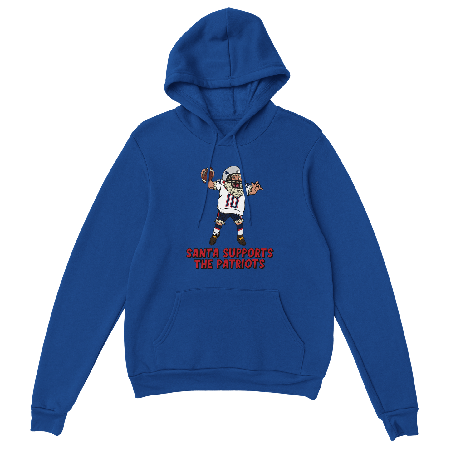 New England Patriots Unisex Pullover Santa Hoodie