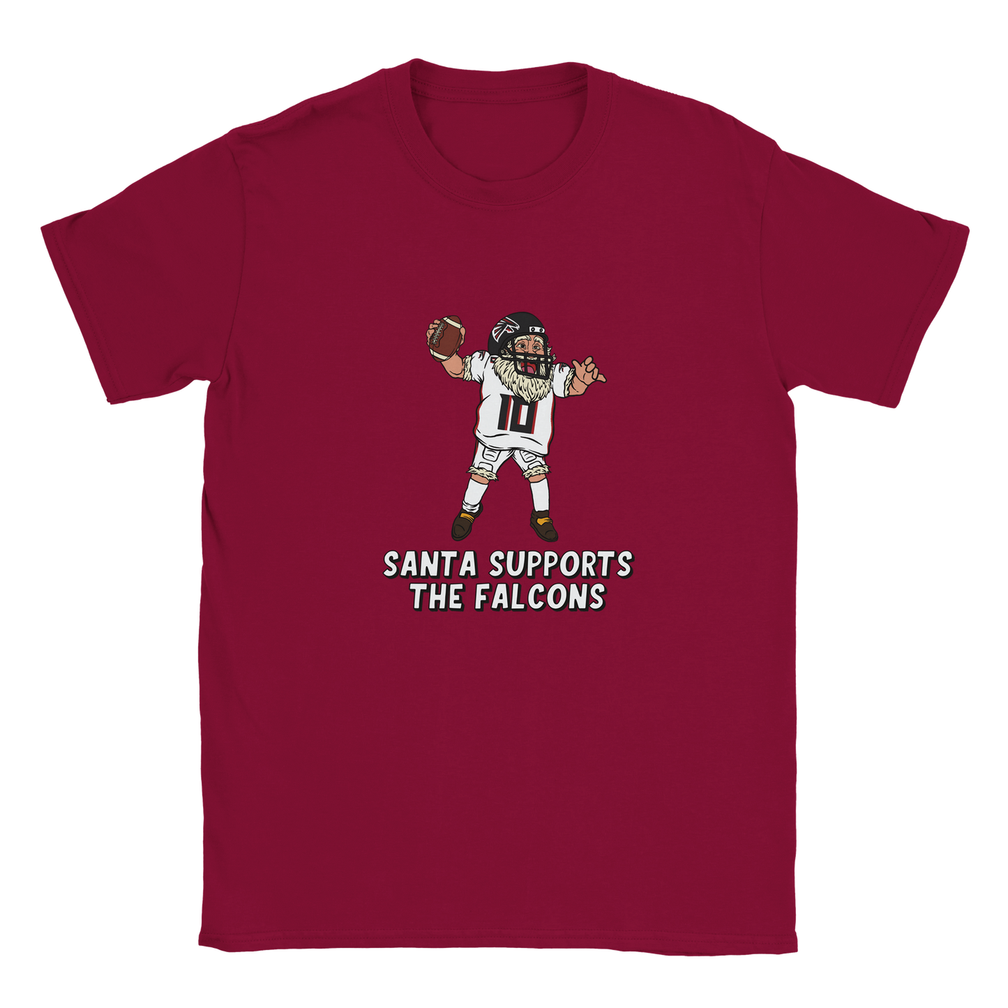 Atlanta Falcons Kids Crewneck Santa T-shirt