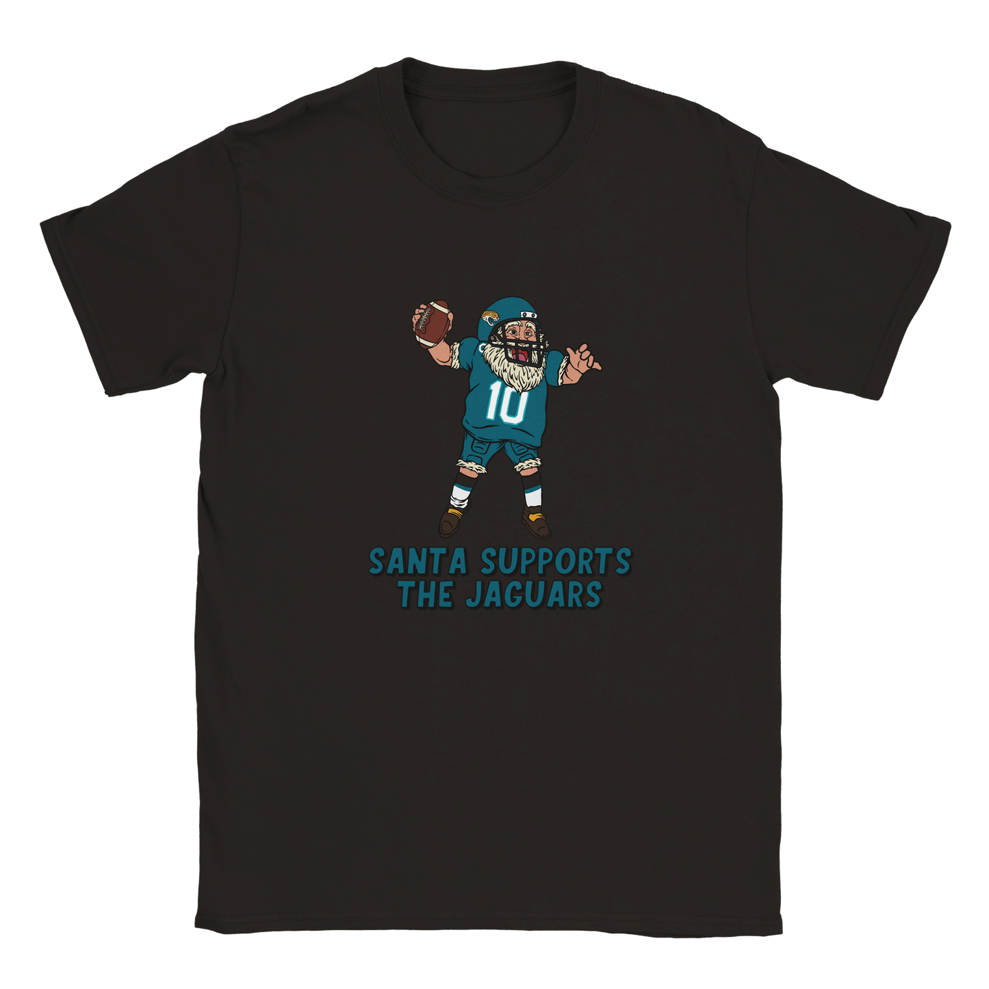 Jacksonville Jaguars Kids Crewneck Santa T-shirt