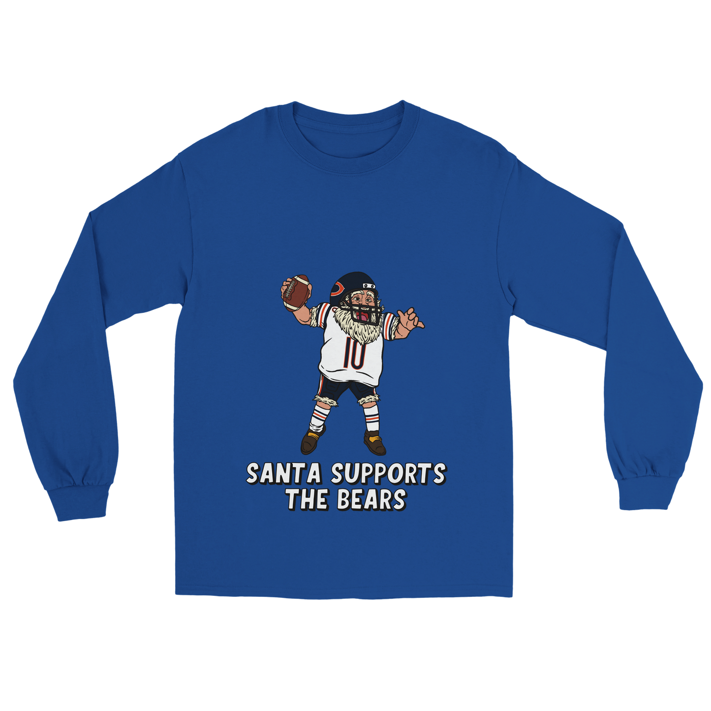 Chicago Bears Unisex Longsleeve Santa T-shirt