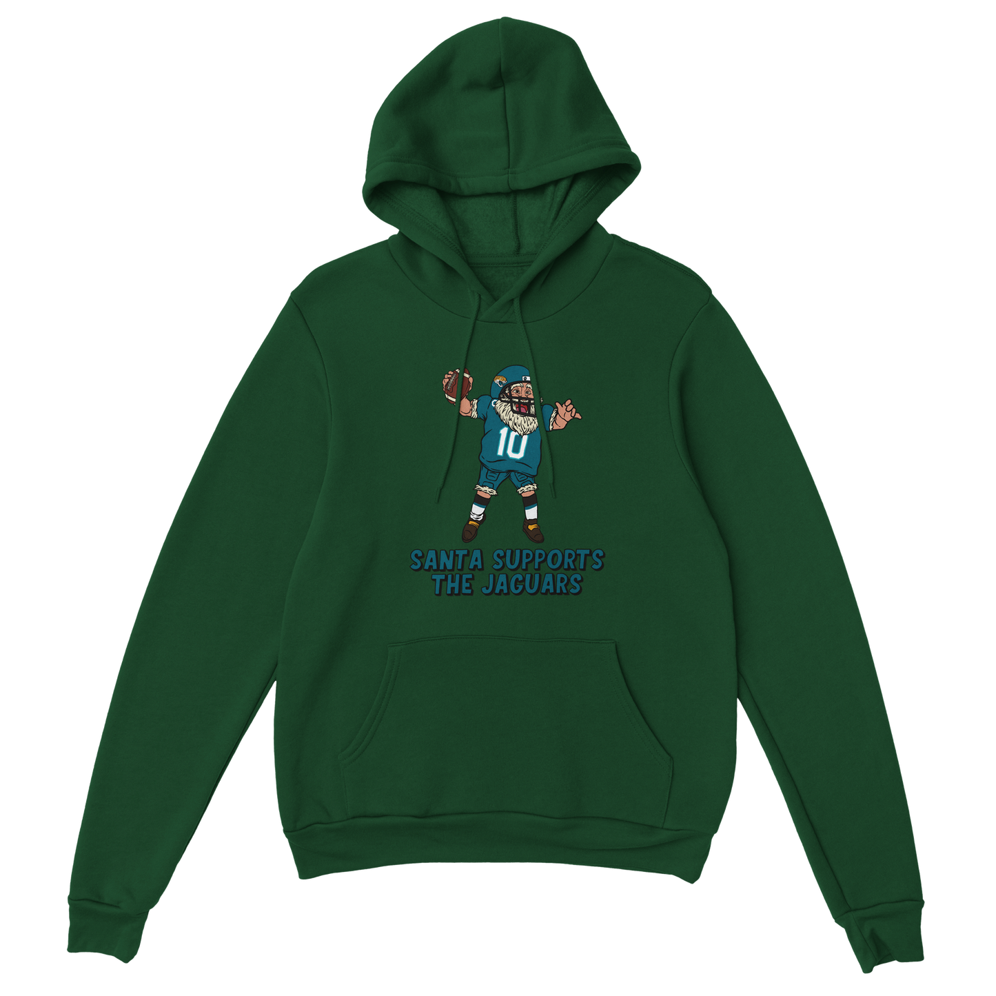 Jacksonville Jaguars Unisex Pullover Santa Hoodie