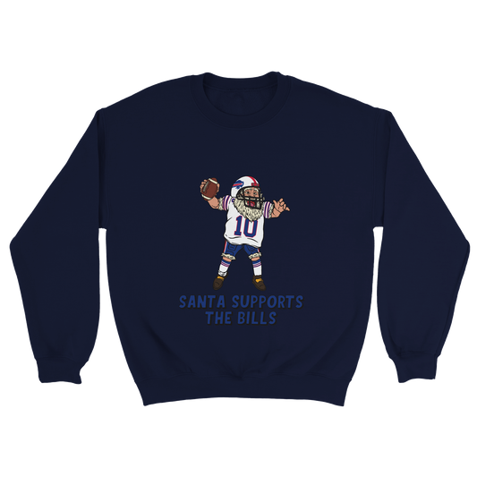 Buffalo Bills Unisex Crewneck Santa Sweatshirt