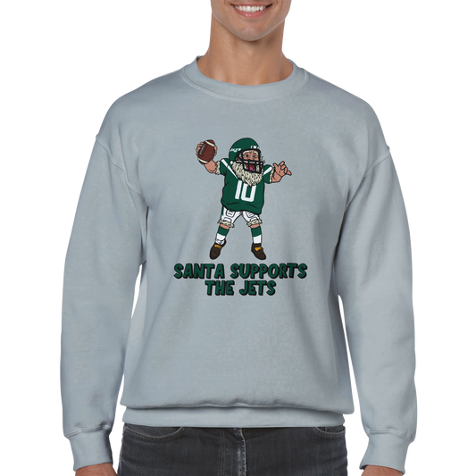 New York Jets Unisex Crewneck Santa Sweatshirt