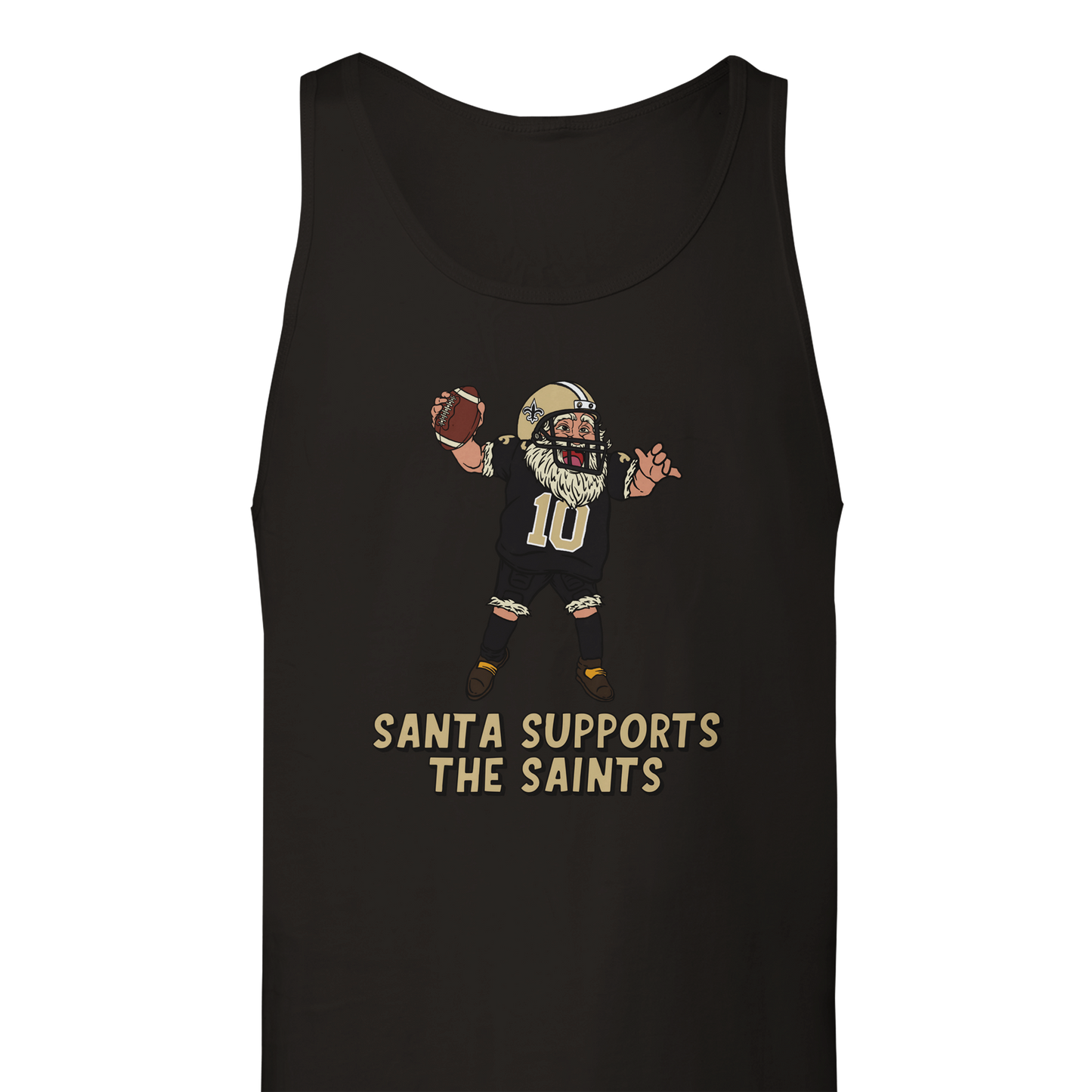 New Orleans Saints Unisex Santa Tank Top