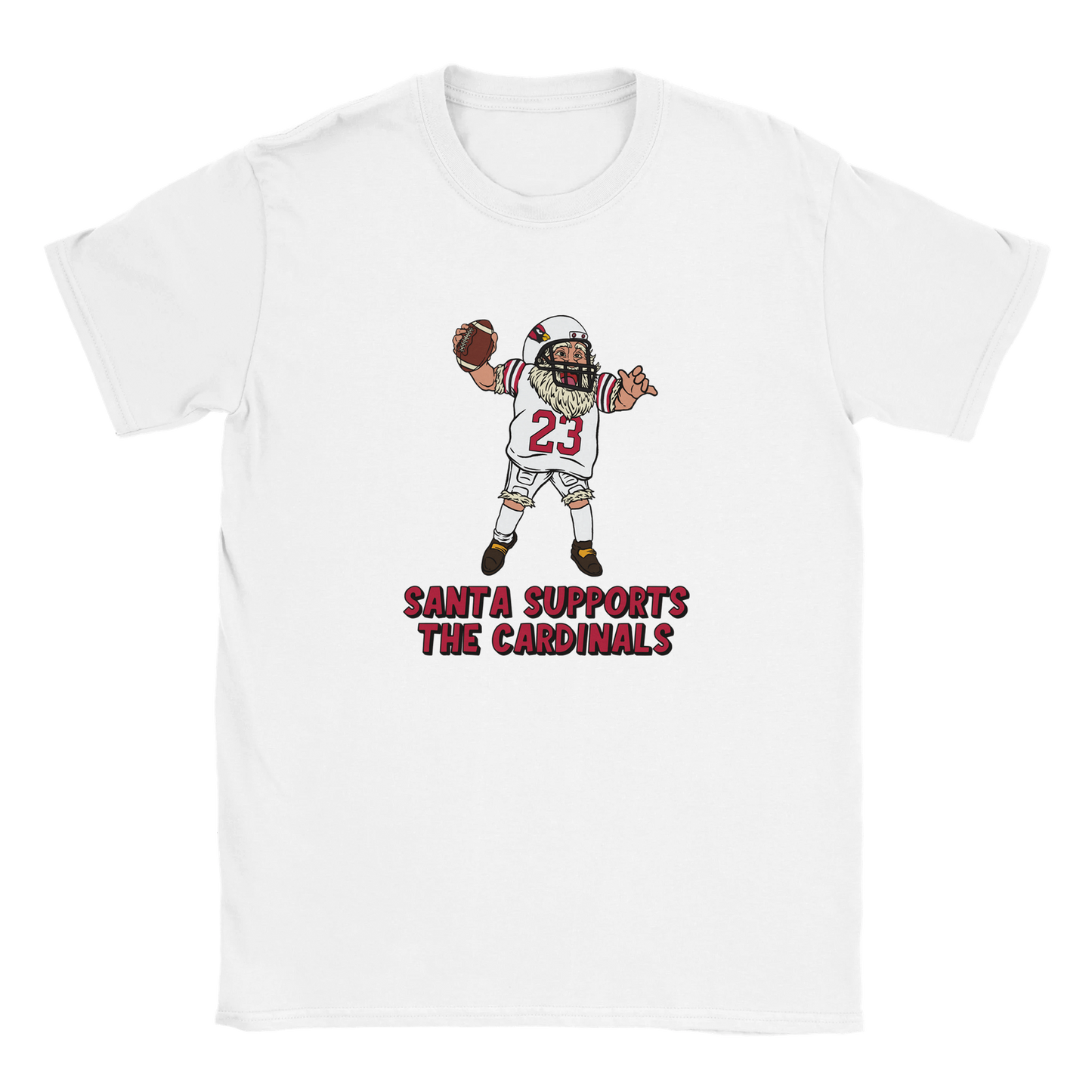 Arizona Cardinals Kids Crewneck Santa T-shirt