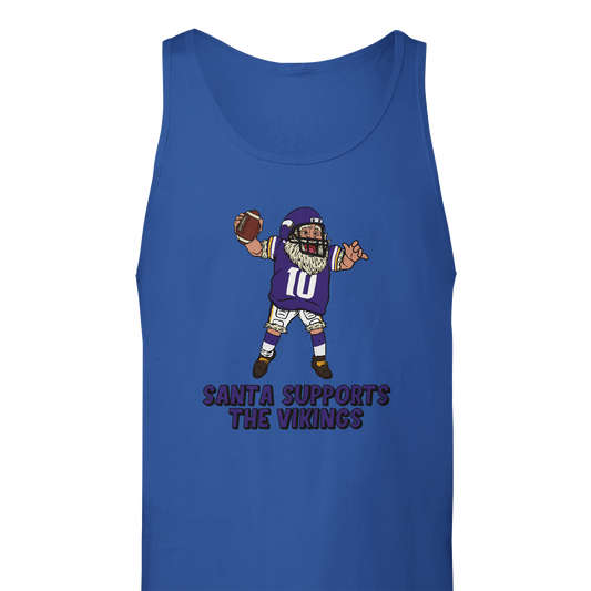 Minnesota Vikings Unisex Santa Tank Top