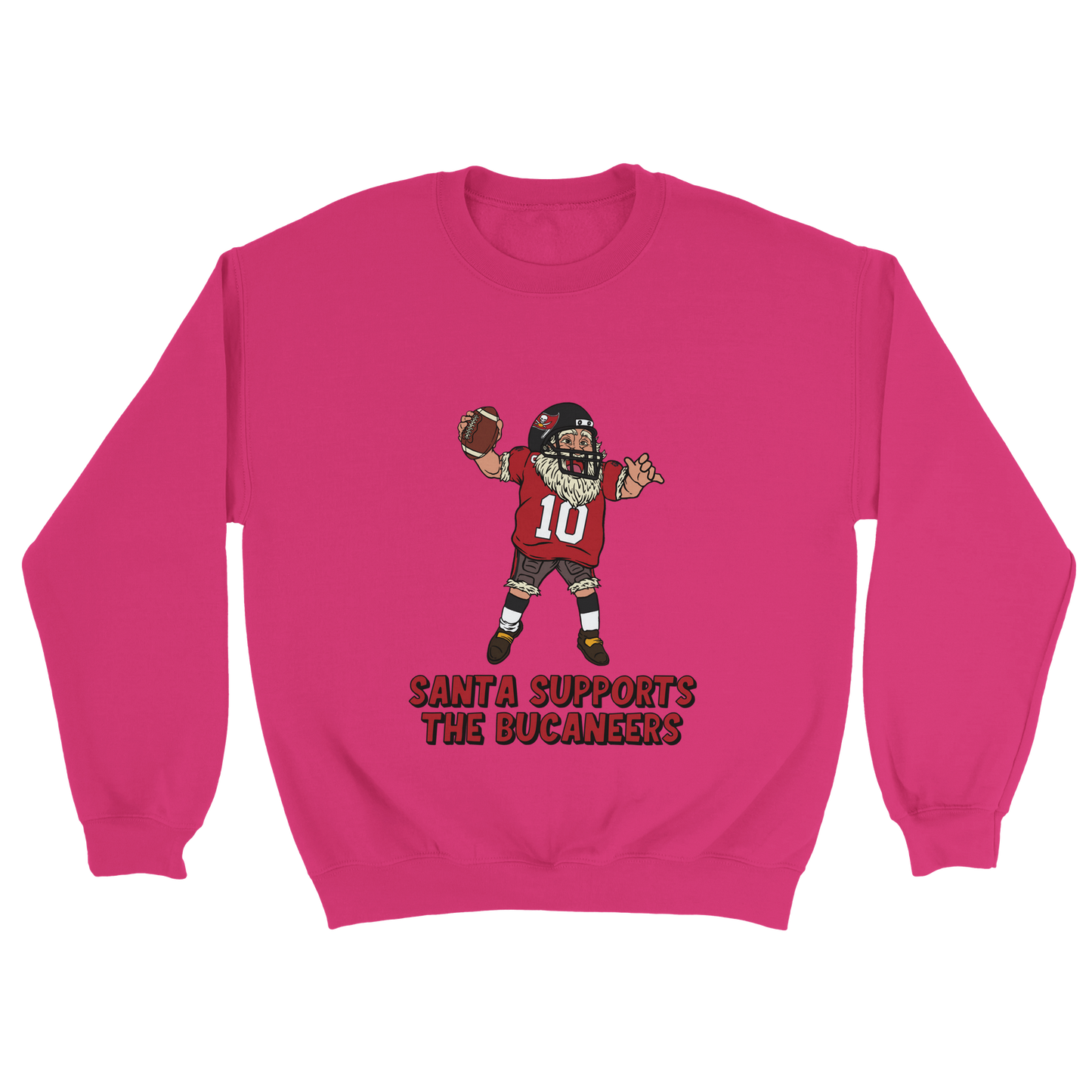 Tampa Bay Buccaneers Unisex Crewneck Santa Sweatshirt