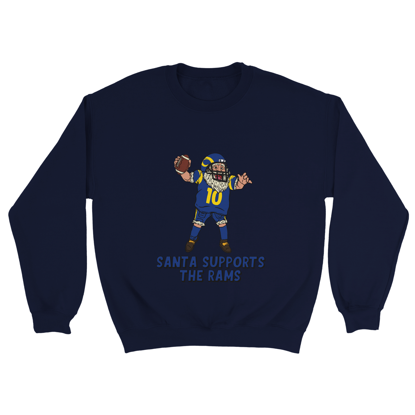 Los Angeles Rams Unisex Crewneck Santa Sweatshirt