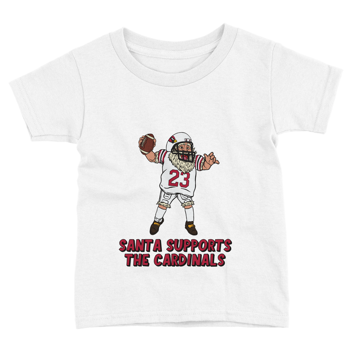 Arizona Cardinals Toddler Jersey Santa T-Shirt