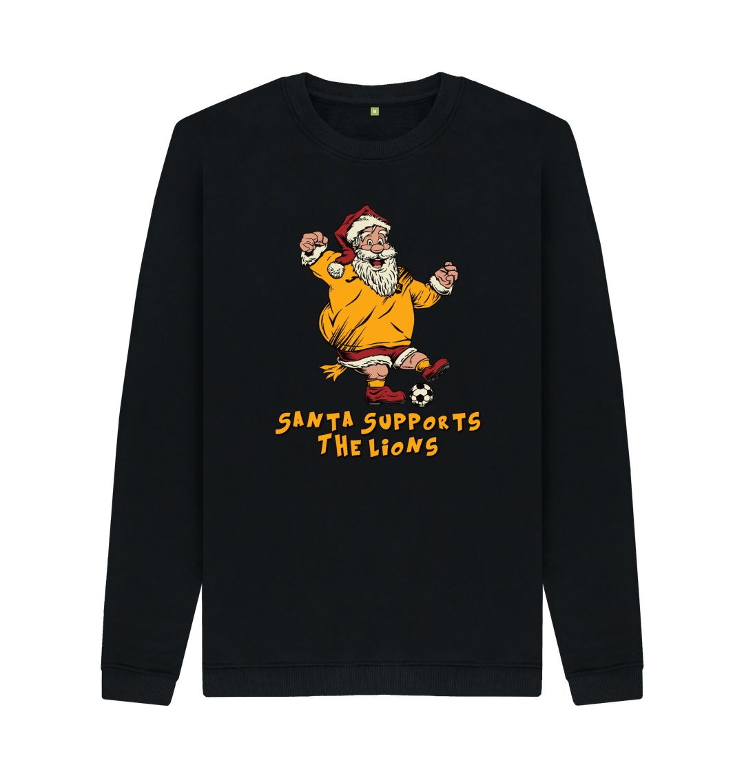 Black Livingston Men's Santa Jumper