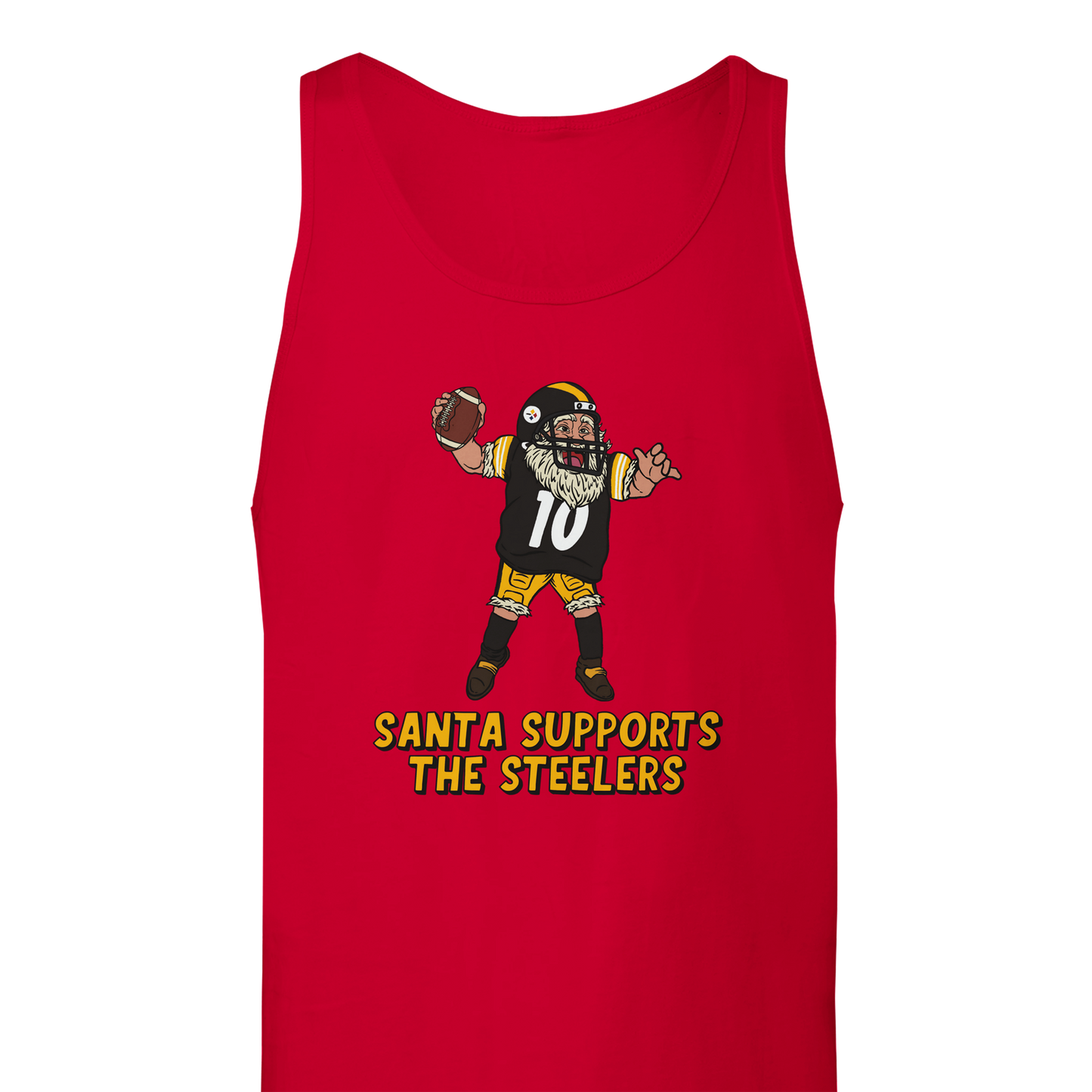 Pittsburgh Steelers Unisex Santa Tank Top