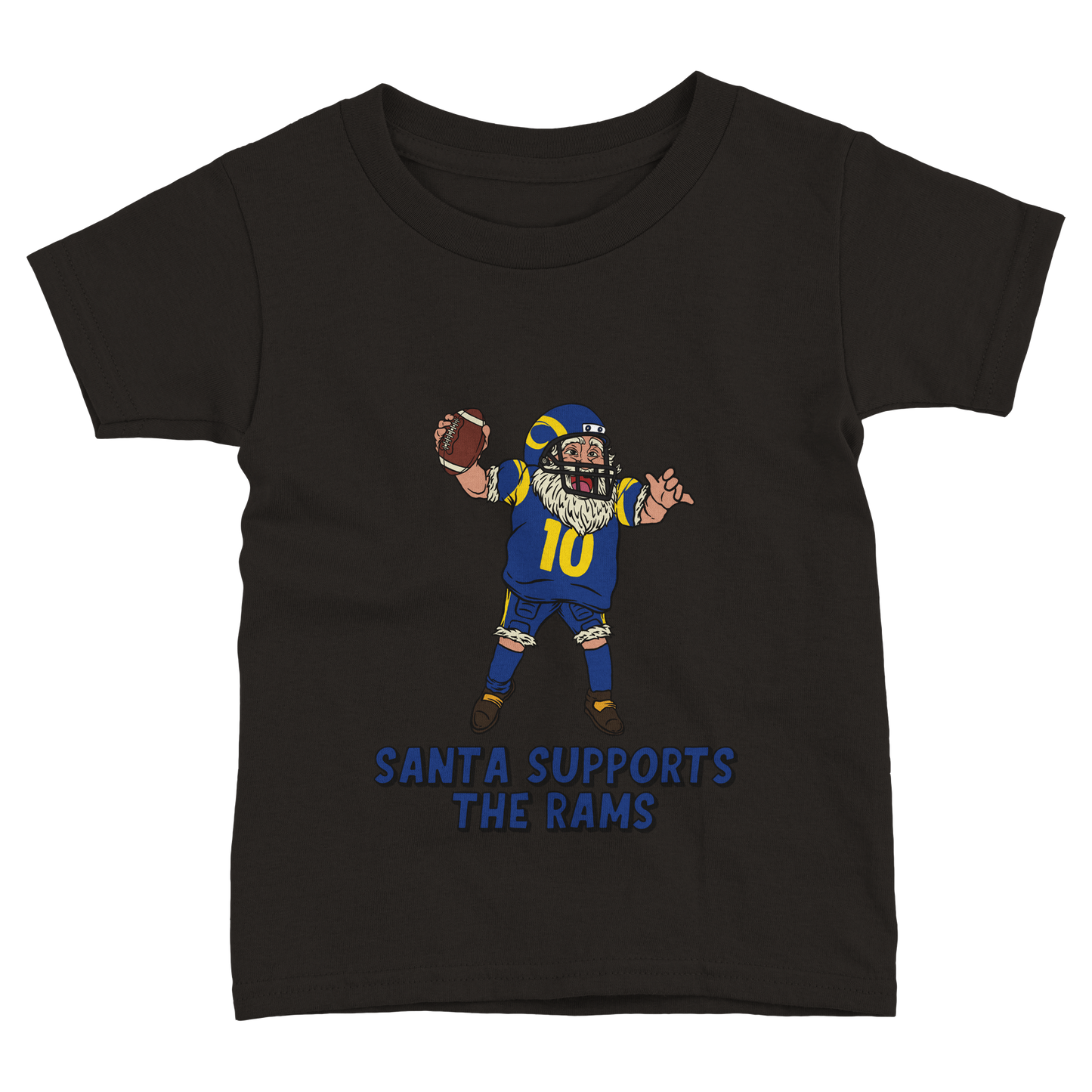 Los Angeles Rams Toddler Fine Jersey Santa T-Shirt