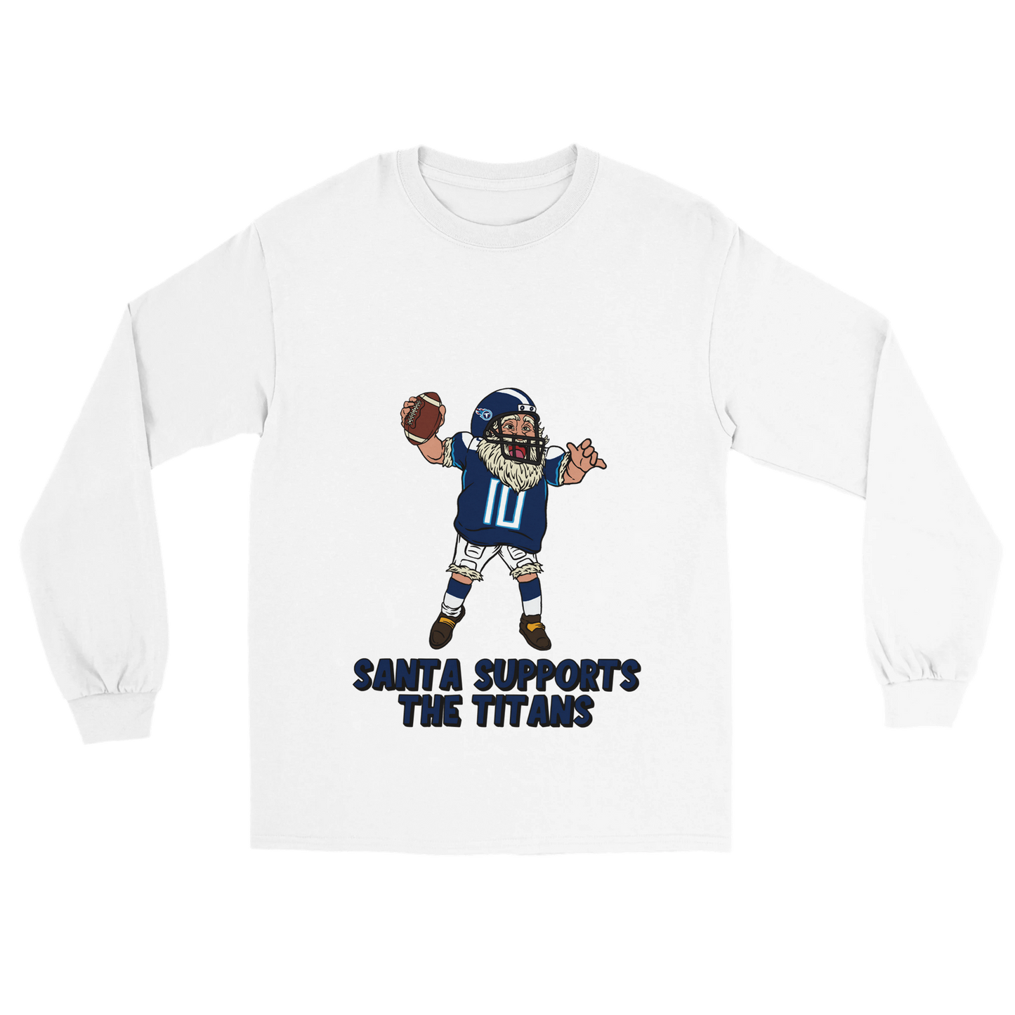 Tennessee Titans Unisex Longsleeve Santa T-shirt