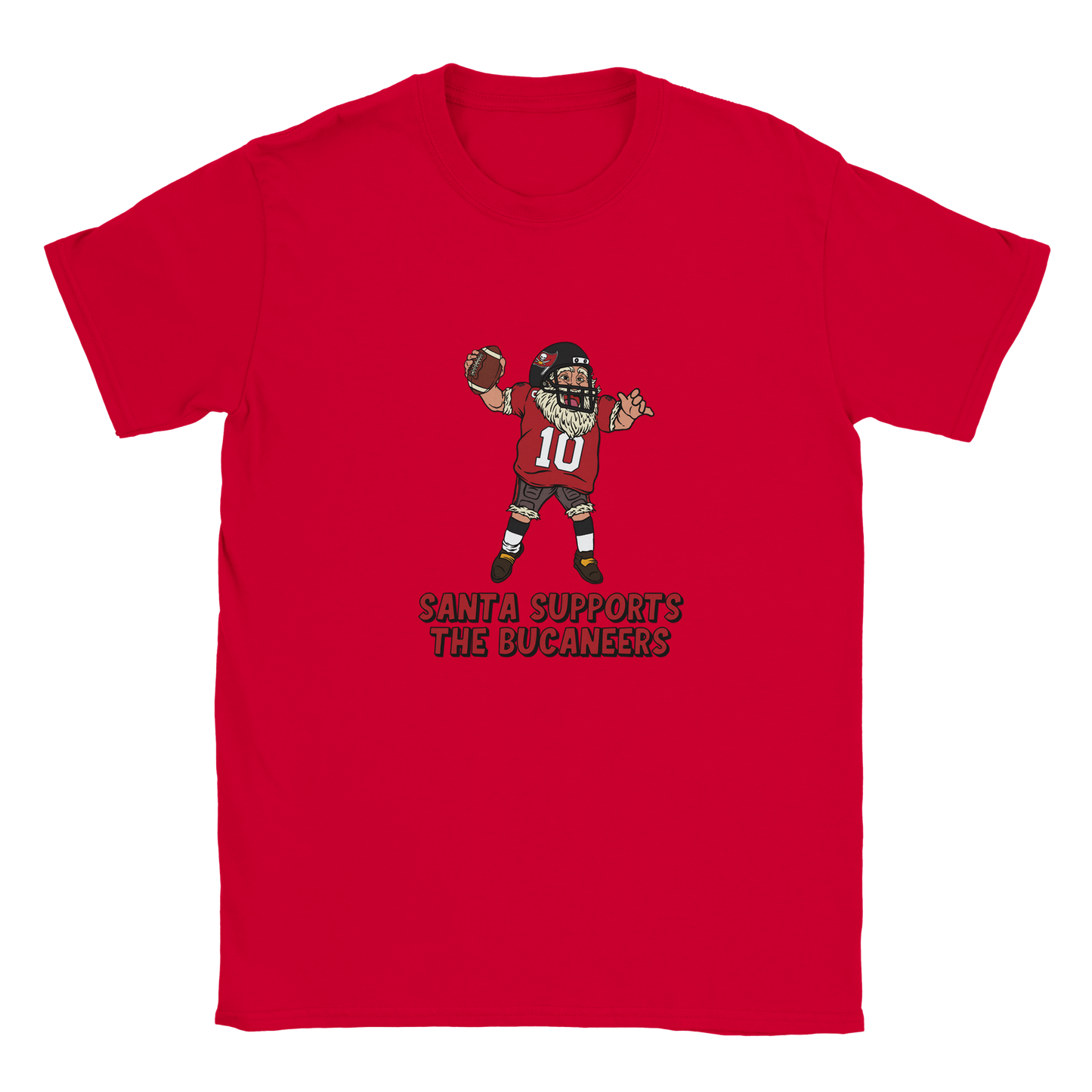 Tampa Bay Buccaneers Kids Crewneck Santa T-shirt