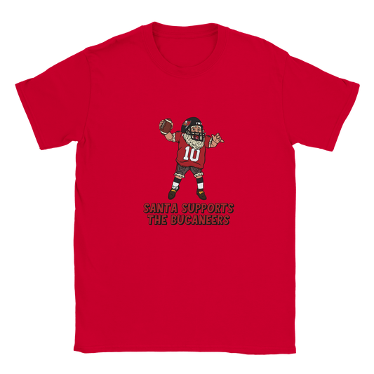 Tampa Bay Buccaneers Kids Crewneck Santa T-shirt