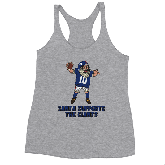 New York Giants Women's Racerback Santa Tank Top