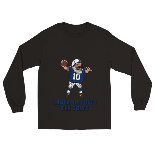 Indianapolis Colts Unisex Longsleeve Santa T-shirt