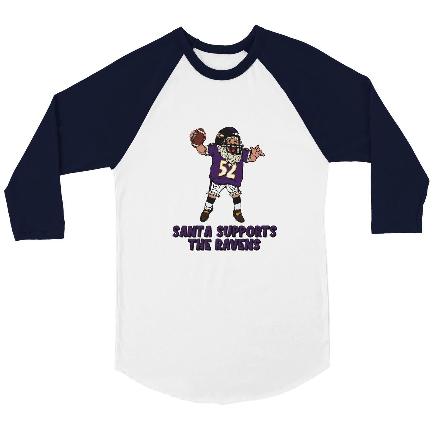 Baltimore Ravens Santa T-Shirt - Men's clothing