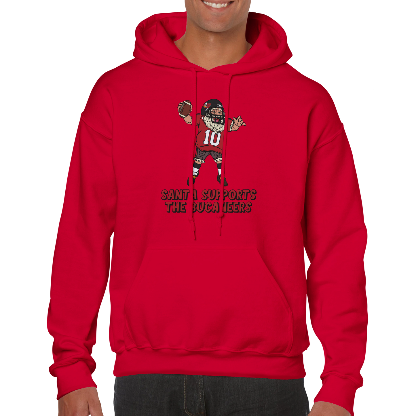 Tampa Bay Buccaneers Unisex Pullover Santa Hoodie