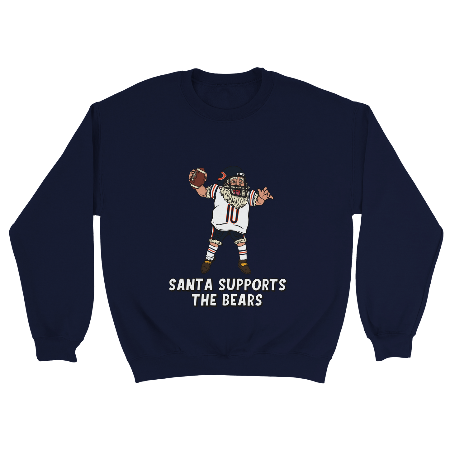 Chicago Bears Unisex Crewneck Santa Sweatshirt