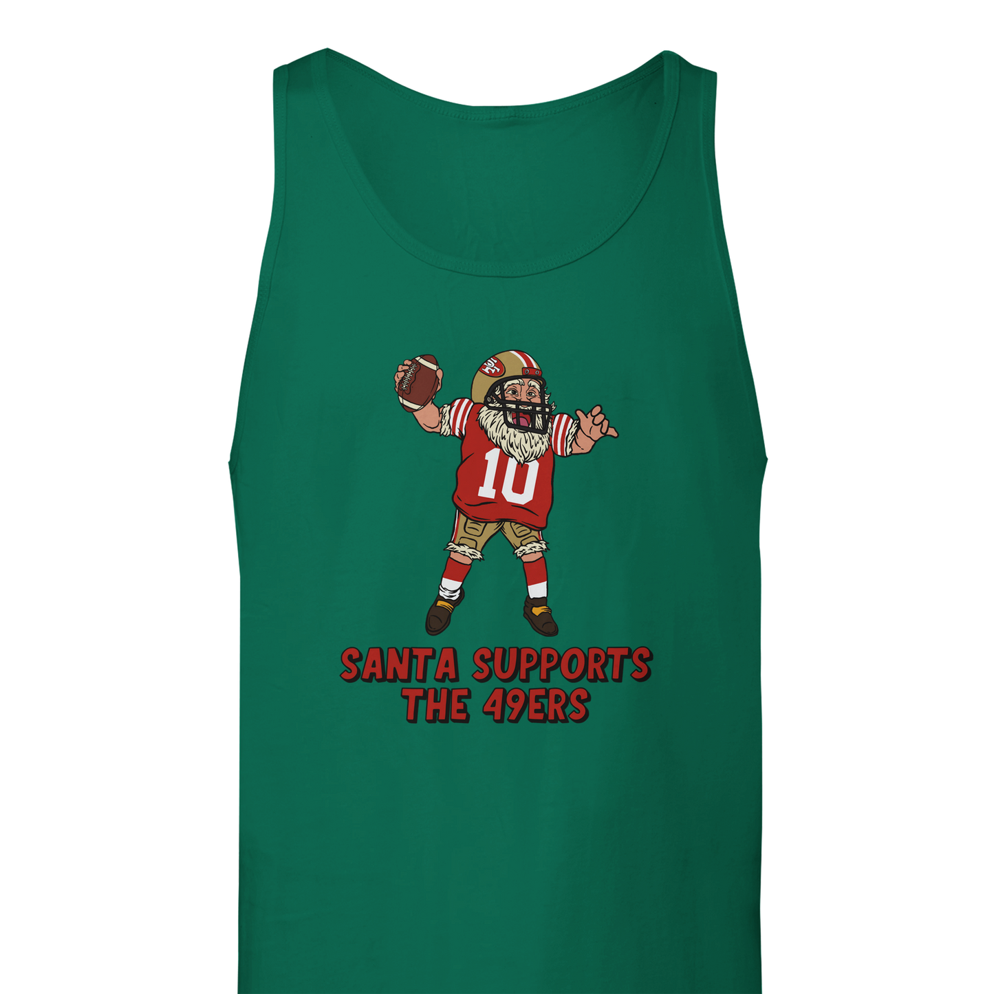 San Francisco 49ers Unisex Santa Tank Top