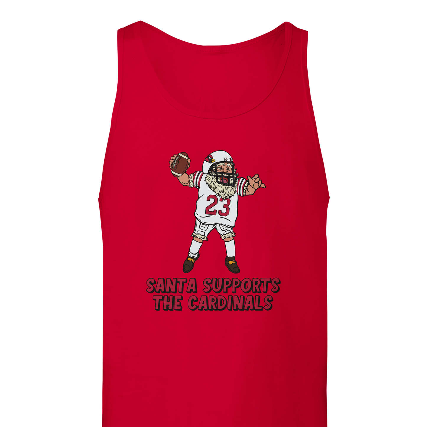 Arizona Cardinals Unisex Santa Tank Top