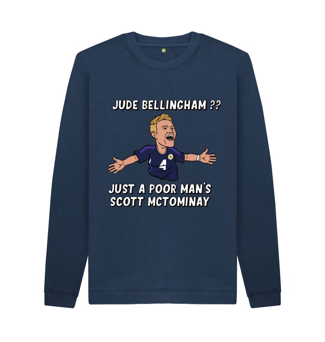 Navy Blue Scotland Men's Football McTominay Sweatshirt Euro 2024