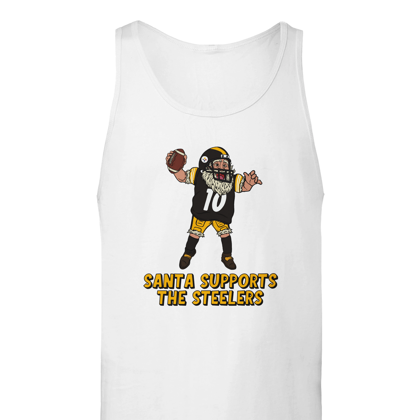 Pittsburgh Steelers Unisex Santa Tank Top