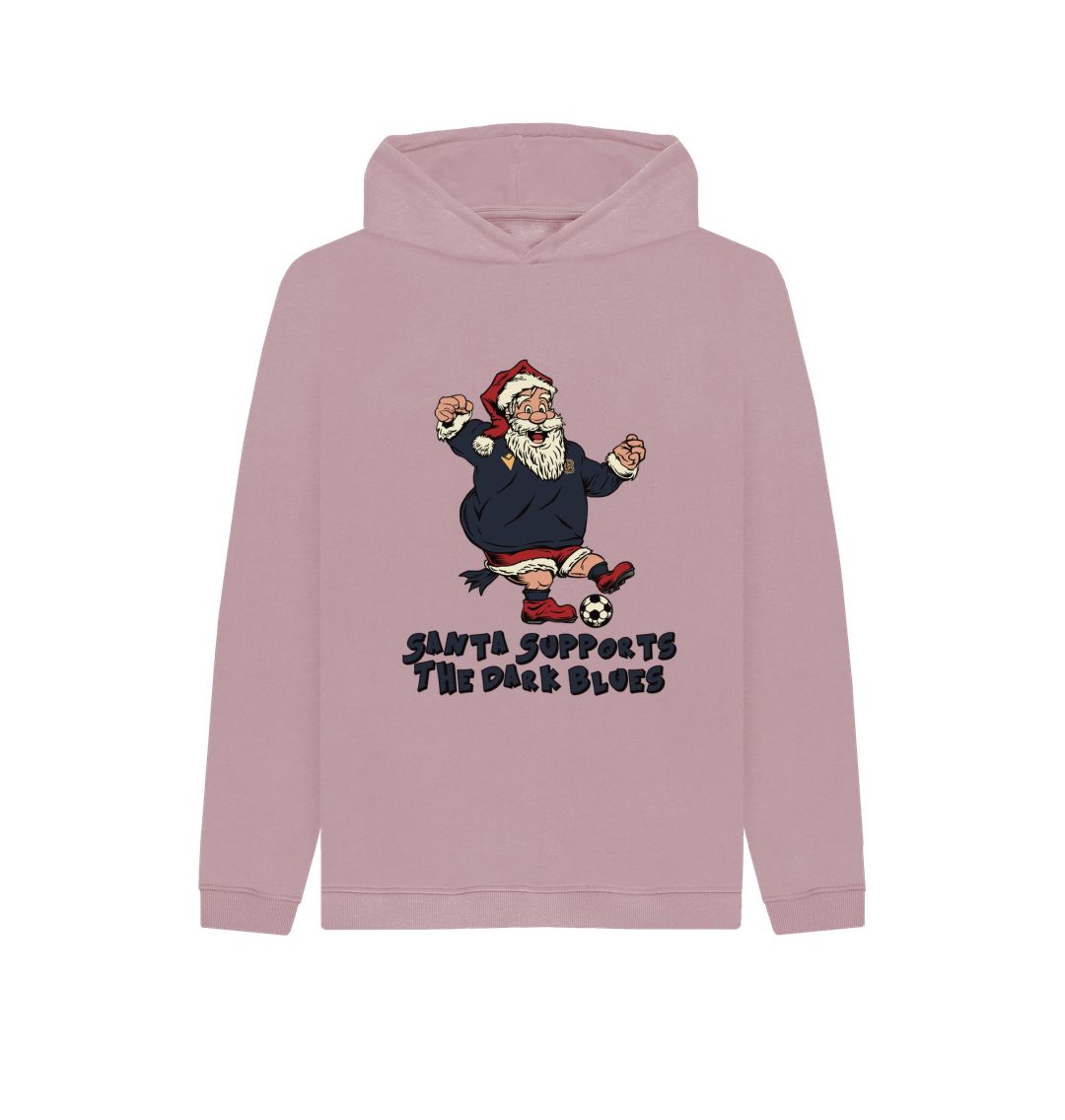 Mauve Dundee FC Kids Santa Hoody