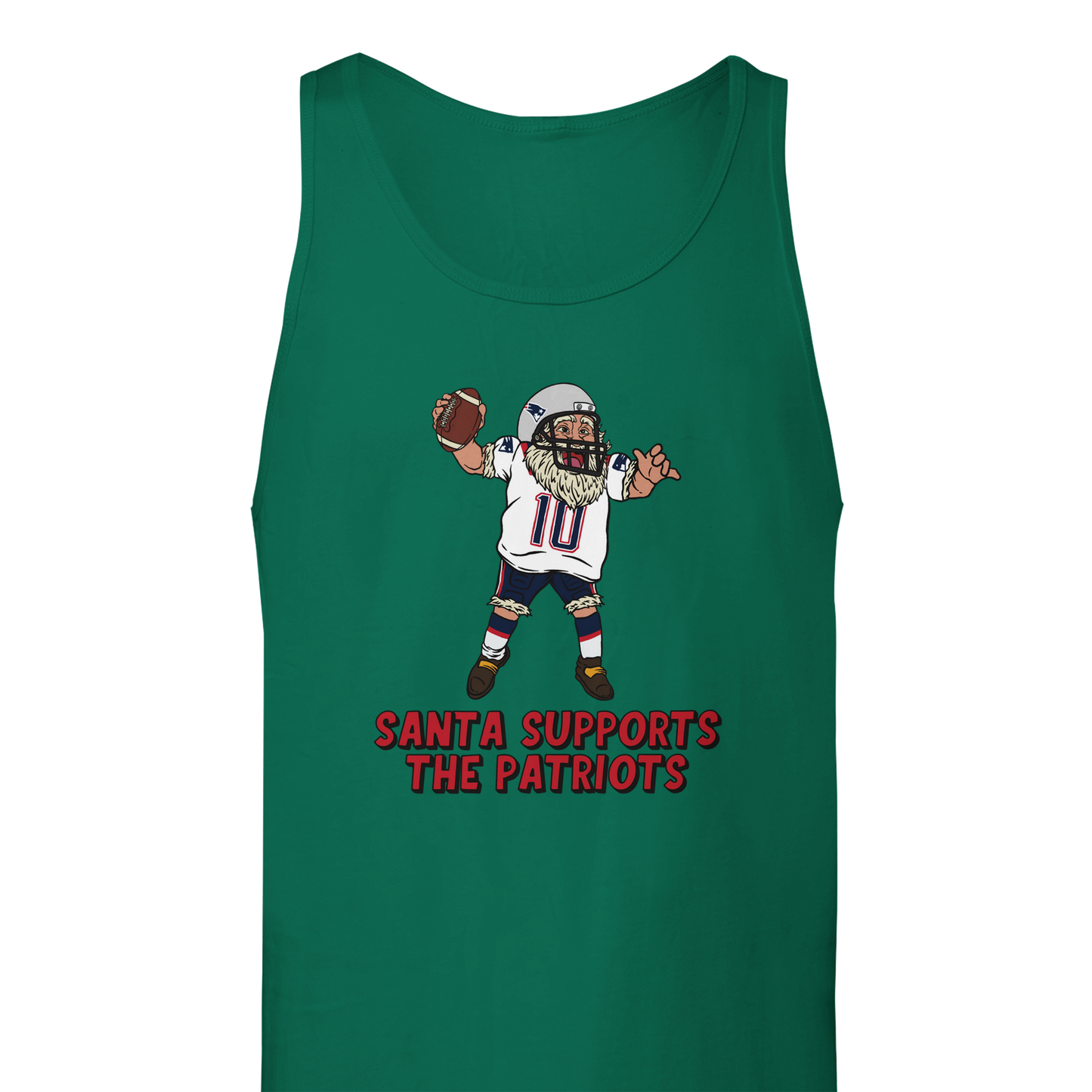 New England Patriots Unisex Tank Santa Top